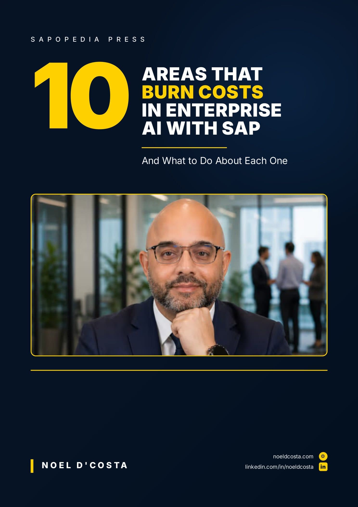 Cover of 10 Areas That Burn Costs in Enterprise AI with SAP