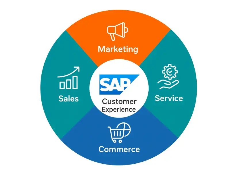 Citizen engagement with SAP CX: government case worker reviewing unified citizen profile on Service Cloud dashboard