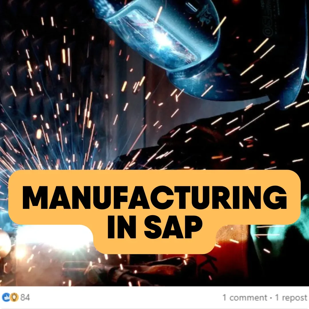 Manufacturing SAP