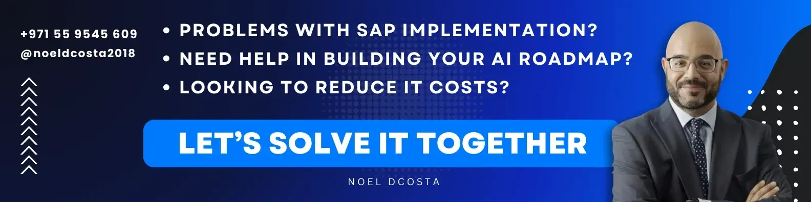 Noel DCosta SAP Implementation Consulting Noel DCosta SAP Implementation Consulting