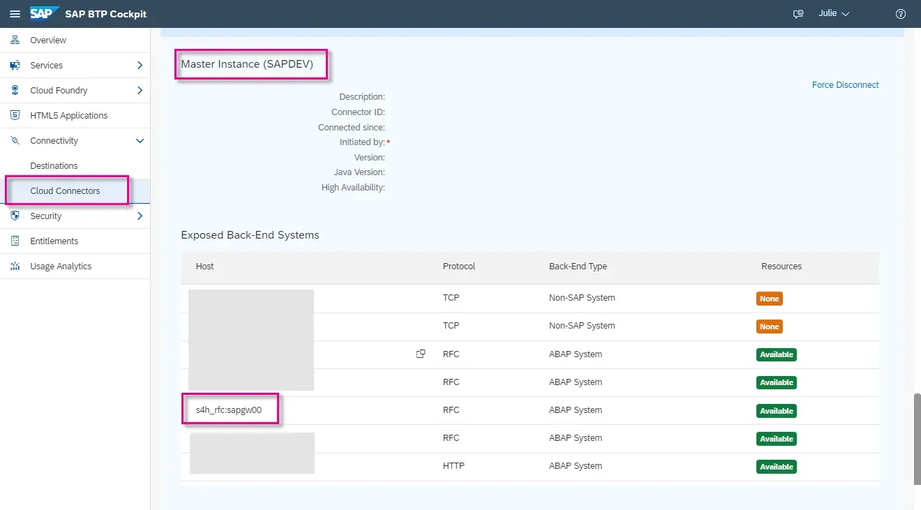 SAP BTP Cloud Connector SAP BTP Cloud Connector